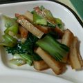 miki♪＾＾'s cooksnap of when they made 小松菜とひら天の煮浸し.