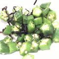 みずいろ号's cooksnap of when they made すぐ出来る！茹でて和えてのオクラの塩昆布.