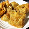 こけまめ's cooksnap of when they made キムチとキャベツのチーズ入り油揚げ焼き.