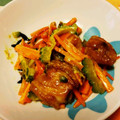 うさりん大好き♡'s cooksnap of when they made 簡単！鶏肉とゴーヤのカレーマヨ炒め.