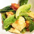 Rs_kitchen's cooksnap of when they made ロメインレタスと鶏ささみのマヨネーズ炒め.
