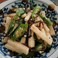 jun0620's cooksnap of when they made おくらと長芋の塩昆布和え.