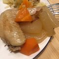 パフェうさこ♪'s cooksnap of when they made 取り分け離乳食♪手羽・大根の柔らか煮.