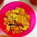 とよぴよ's cooksnap of when they made かぼちゃとひき肉の煮物 ☆☆.
