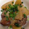 クロフジ's cooksnap of when they made ◆鶏レバーと大根の煮物◆.