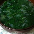 ΦωΦパニーニ☆'s cooksnap of when they made 簡単！おいしい！モロヘイヤスープ♪.