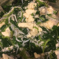 クックYEPDPQ☆'s cooksnap of when they made モロヘイヤの白和え風★しらす乗せ.