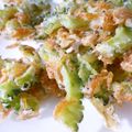 ぶどうなすび's cooksnap of when they made ゴーヤと桜エビのかき揚げ♪.