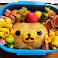クックPMTCJV☆'s cooksnap of when they made キャラ弁＊稲荷でリラックマ.