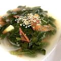 petitmi3's cooksnap of when they made モロヘイヤのスープ　簡単.