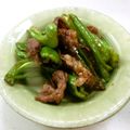 あっこ姉's cooksnap of when they made 万願寺とうがらしと牛肉炒め.