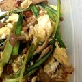 クックBH5M9F☆'s cooksnap of when they made 冷蔵庫整理！栄養満点！卵と小松菜の炒め物.