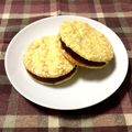 ゆにこーん☆'s cooksnap of when they made ソフトサラダ煎餅のあんこサンド☆揚最中風.