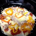 もりっこかふぇ's cooksnap of when they made アレンジ素麺☆そうめんdeピザ.