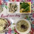 ma___111's cooksnap of when they made 九条ネギ（長ネギ）と卵のシャキトロ炒め.