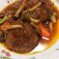 如月＊'s cooksnap of when they made なんちゃってデミグラスの煮込みハンバーグ.