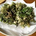 kotahoo's cooksnap of when they made ウドの花と若い実の天ぷら.