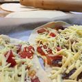 Pinkyminfy's cooksnap of when they made ボールひとつで簡単ピザ♪.