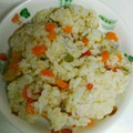 クックCLS1W9☆'s cooksnap of when they made 夏休みのお昼に♫炊飯器で☆簡単エビピラフ.