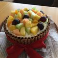 NANAKAHO's cooksnap of when they made 夏のバースデーケーキ（乳製品なし）.