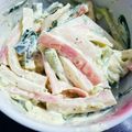 ❤和くんのお嫁さん❤'s cooksnap of when they made ☆板かまぼこときゅうりのサラダ☆.