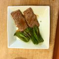 パーマン7号's cooksnap of when they made 簡単に絶品＊わさび牛ステーキ丼＊.