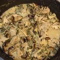 haturi's cooksnap of when they made 鶏肉とキノコの醤油風味のクリーム煮.