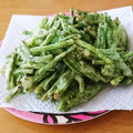 ma04tsu's cooksnap of when they made ささげのかき揚げ.