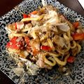 ぷーさん's cooksnap of when they made 焼肉のたれで★焼きうどん！.