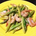 mylolo's cooksnap of when they made 海老とアスパラのマヨガーリック炒め.