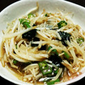 ki☆mama's cooksnap of when they made えのきともやしの焼き海苔和風ナムル。.
