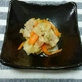 クック6HQII1☆'s cooksnap of when they made ずいきごま油炒め.