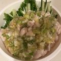☆hironon☆'s cooksnap of when they made 鶏むね肉のつるるんごまねぎ塩かけ.