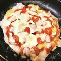 ♡Meisama♡'s cooksnap of when they made お餅のピザ.