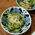 さくらスキップ's cooksnap of when they made あと一品きゅうりとかにかまの中華風酢の物.
