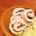 haco's cooksnap of when they made ♡鶏ササミの梅しそロール巻き♡.