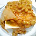 むぴょこぴょこん's cooksnap of when they made 豆腐♡♥納豆♡♥キムチだけ。。。.