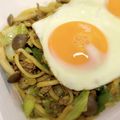 ちまてぃ〜's cooksnap of when they made 全部持ち上がらない！お弁当の焼きそば.