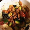 がんこママ♪'s cooksnap of when they made アボカドとトマトの海苔キムチあえ.
