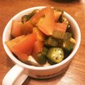 yuka119's cooksnap of when they made おくら＆トマト☆やみつき特製タレの冷奴.