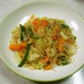 クック81NK9U☆'s cooksnap of when they made むき海老とキャベツの居酒屋焼きビーフン.