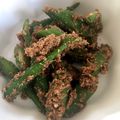 izumin511's cooksnap of when they made 箸がとまらない♡オクラの胡麻和え.