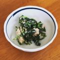 mouasadayo's cooksnap of when they made ほうれん草のツナマヨサラダ.
