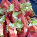 Cook♪Tacos's cooksnap of when they made トマトスライス玉ねぎドレッシングがけ.