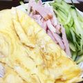 卵せんべい's cooksnap of when they made オムレツ冷やし中華.