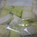 なか丸's cooksnap of when they made とうがんは冷凍保存で♪.