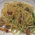 メロンパンケーキ's cooksnap of when they made 時短！水菜とベーコンのペペロンチーノ♪♪.