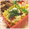 nakamucchi's cooksnap of when they made ✽なんちゃってお好み焼♬お弁当に✽.