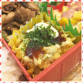 nakamucchi's cooksnap of when they made ✽なんちゃってお好み焼♬お弁当に✽.