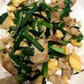クック3HWKL2☆'s cooksnap of when they made スタミナ満点！豚ニラ玉炒め.